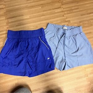 2 women’s athletic shorts